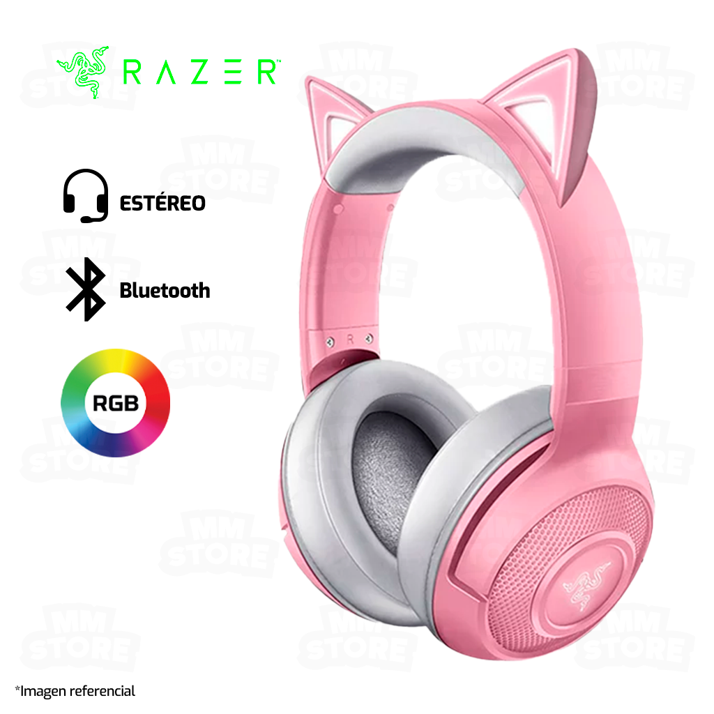 Razer Kraken Bluetooth Kitty Auriculares Gaming Inalámbricos