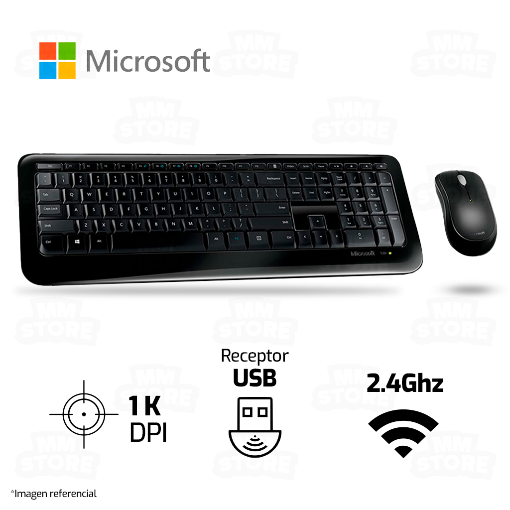 COMBO MICROSOFT DESKTOP 850 INALAMBRICO TECLADO MOUSE