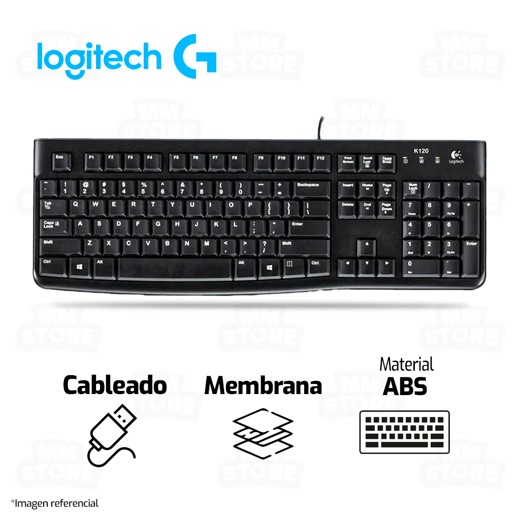 Teclado logitech usb hotsell