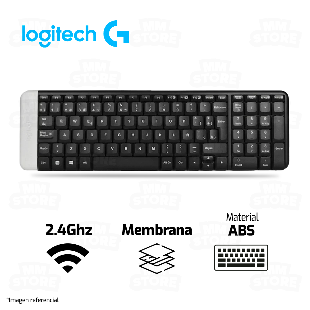 Logitech teclado discount membrana