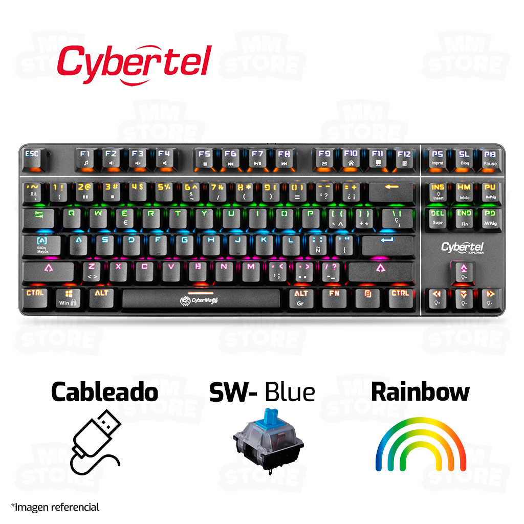 Teclado best sale inalambrico cybertel