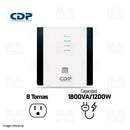 ESTABILIZADOR CDP R-AVR2408I | 2400VA/1200W | 8 TOMAS