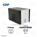 ESTABILIZADOR CDP R-AVR3008I | 3000VA/1500W | 8 TOMAS