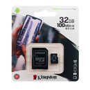 MEMORIA MICROSD KINGSTON | 32GB | 100MB/S | CLASE 10 | (3 MESES)