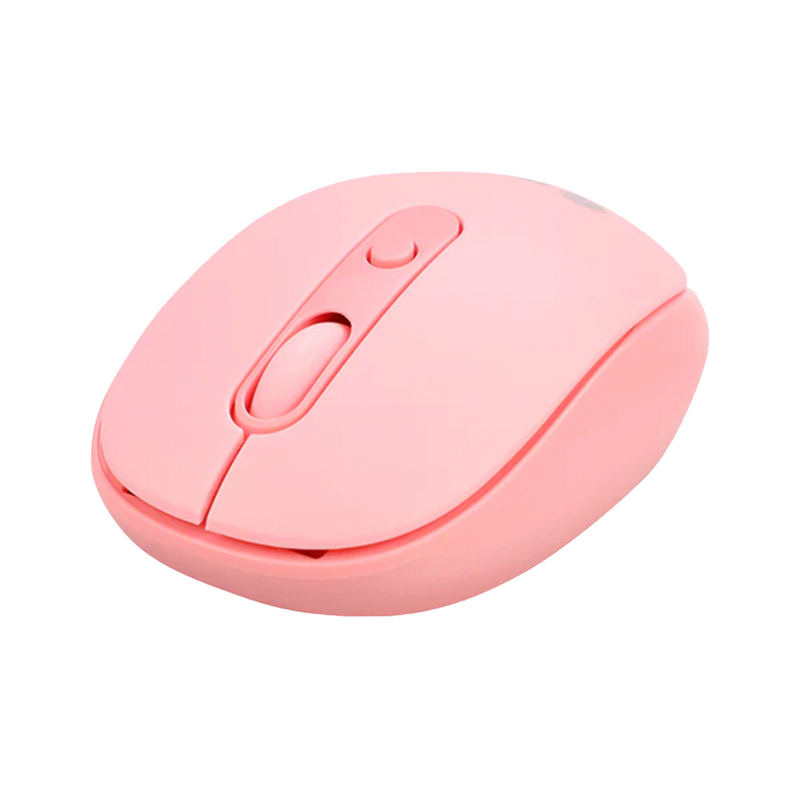 MOUSE TEROS TE-5075 | INALAMBRICO | 1,600 DPI | ROSADO