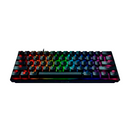 TECLADO RAZER HUNTSMAN MINI | OPTOMECANICO | SW- PURPLE | ESPAÑOL |  RGB | NEGRO