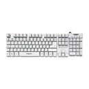 TECLADO MICRONICS NEON MIC K709 | ESP | MEMBRANA | RAINBOW | BLANCO
