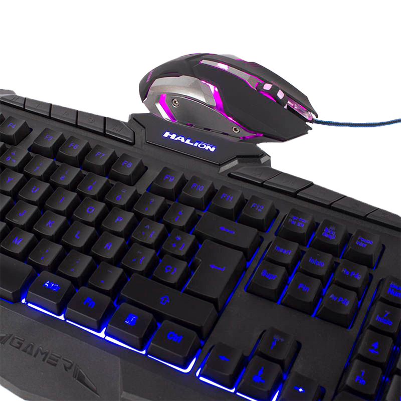 COMBO HALION DRACO HA-518C | TECLADO + MOUSE
