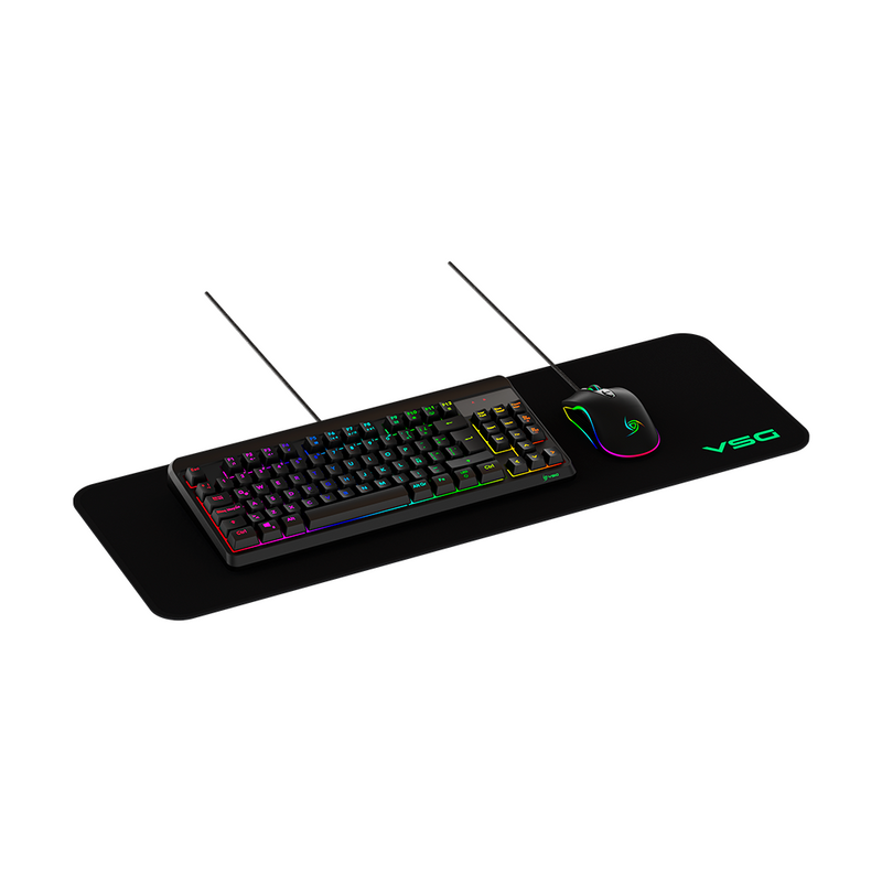 KIT 3 EN 1 VSG PYXIS TECLADO MOUSE PAD MOUSE XL