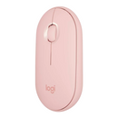 MOUSE LOGITECH PEBBLE 2 M350S | BLUETOOTH - INALÁMBRICO | 1,000 DPI | ROSADO