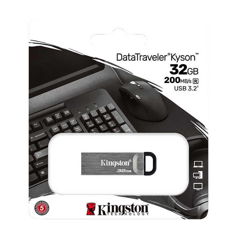 MEMORIA USB KINGSTON KYSON | 32GB | 200MB/s | USB 3.2
