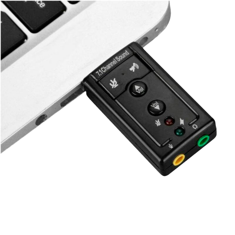 ADAPTADOR DE AUDIO USB-AUDIO 7.1