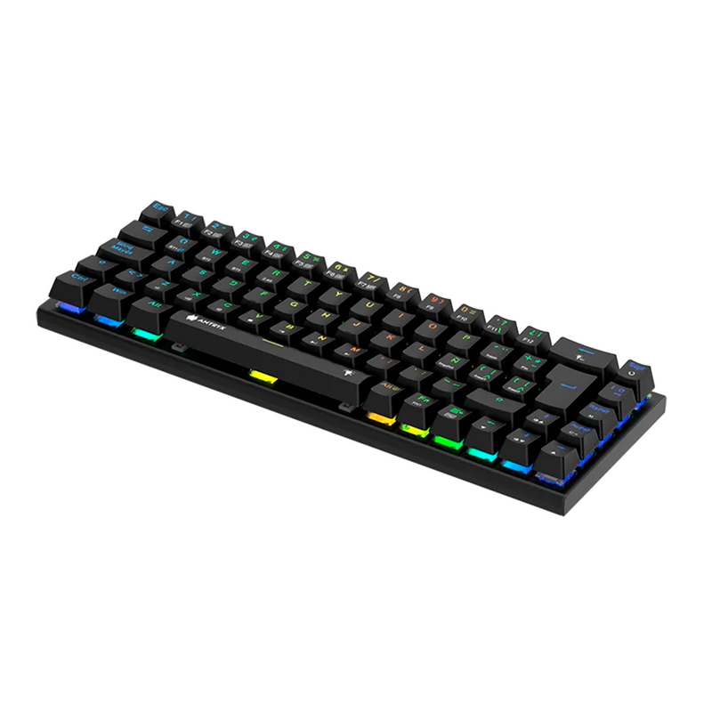TECLADO ANTRYX MK825 | INALAMBRICO | MECANICO | SW-RED | RGB | NEGRO