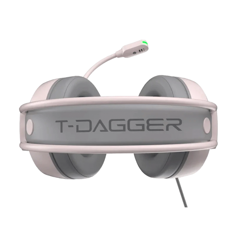 AUDIFONO T-DAGGER SONA T-RGH304W | USB | 7.1 | RGB | ROSADO