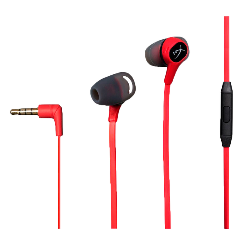 AUDIFONO HYPERX CLOUD EARBUDS RED | 3.5MM | ESTEREO