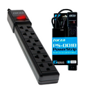 SUPRESOR DE PICOS FORZA PS-001B | 6 TOMAS