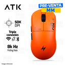 MOUSE ATK DRAGONFLY A9 AIR ULTIMATE+ | INALAMBRICO | 8,000 Hz | 50,000 DPI | NARANJA