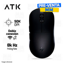 MOUSE ATK DRAGONFLY A9 AIR ULTIMATE+ | INALAMBRICO | 8,000 Hz | 50,000 DPI | NEGRO