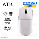 MOUSE ATK DRAGONFLY A9 ULTIMATE + | INALAMBRICO | 8,000 Hz | 50,000 DPI | BLANCO