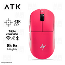 MOUSE ATK A9 ULTRA | INALAMBRICO | 8000 Hz | ROSA