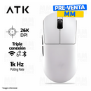 MOUSE ATK A9 PLUS 2.0 | INALAMBRICO - BLUETOOTH | 26,000 DPI | BLANCO