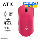 MOUSE ATK A9 PLUS 2.0 | INALAMBRICO - BLUETOOTH | 26,000 DPI | ROSADO
