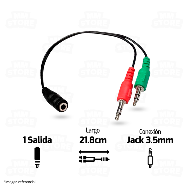 Adaptador de audio USB 2.0 a Jack 3.5mm Ugreen (30724)