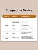 ADAPTADOR USB-C DP A HDMI CABLETIME CP16A | 8K - 60HZ | 4K - 144HZ