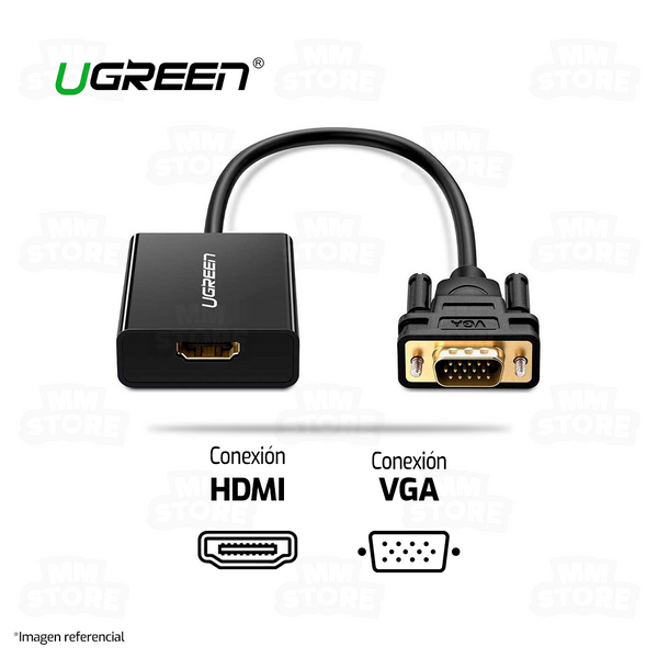 ADAPTADOR HDMI A VGA UGREEN 20694