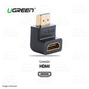 ADAPTADOR HDMI 90° UGREEN 20109 | HEMBRA A HEMBRA