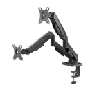 BRAZO - RACK PARA 2 MONITORES IDOCK AK200 | 17"-32" | NEGRO