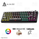 PRE-VENTA | TECLADO AJAZZ AK690 | INGLES | CABLEADO | SW-MAILLARD MC | RGB | TRANSPARENT BLACK