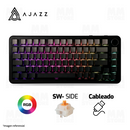 TECLADO AJAZZ AK820 MAX | CABLEADO | RGB | MAGNETICO | SW-SIDE | NEGRO-DEGRADADO