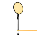 RO DE LUZ PANEL STREAMPLIFY GLOW LIGHT 14 | 14 PULGADAS | MONTURA