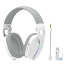AUDIFONO ATTACK SHARK L90 | BLUETOOTH- INALAMBRICO- USB | 7.1 | BLANCO | RGB