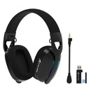 AUDIFONO ATTACK SHARK L90 | BLUETOOTH- INALAMBRICO- USB | 7.1 | RGB | NEGRO