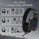 AUDIFONO ATTACK SHARK L90 | BLUETOOTH- INALAMBRICO- USB | 7.1 | RGB | NEGRO