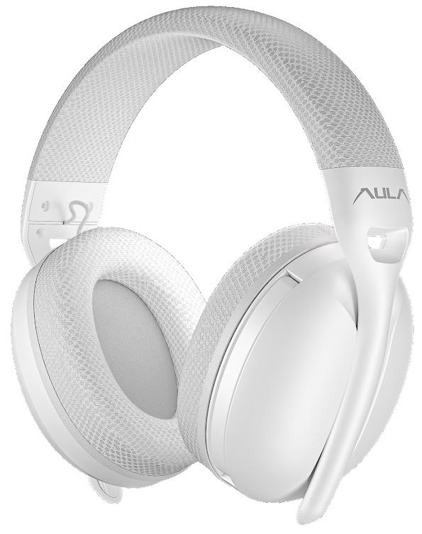 AUDIFONO AULA S6 | BLUETOOTH- INALAMBRICO- USB | ESTEREO | BLANCO