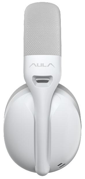 AUDIFONO AULA S6 | BLUETOOTH- INALAMBRICO- USB | ESTEREO | BLANCO