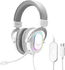 AUDIFONO FIFINE H6 | USB | 7.1 | RGB | BLANCO