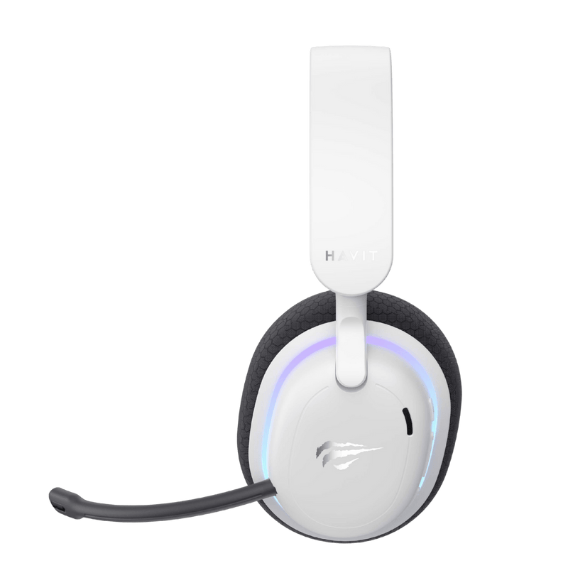 AUDIFONO HAVIT FUXI-H7 | BLUETOOTH- INALAMBRICO- USB TIPO-C | 7.1 | BLANCO - NEGRO