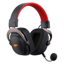 AUDIFONO HAVIT H2002BG | BLUETOOTH- INALAMBRICO- USB | 7.1 | NEGRO - ROJO