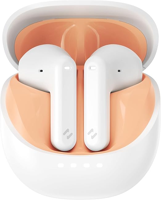 AUDIFONO HAVIT TW931 | BLUETOOTH | ESTEREO | BLANCO-NARANJA