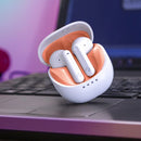 AUDIFONO HAVIT TW931 | BLUETOOTH | ESTEREO | BLANCO-NARANJA