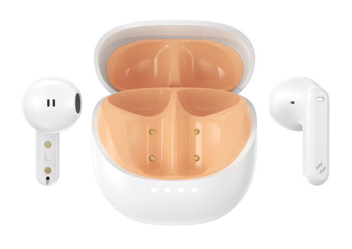 AUDIFONO HAVIT TW931 | BLUETOOTH | ESTEREO | BLANCO-NARANJA