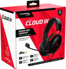 AUDIFONO HYPERX CLOUD III | 3.5MM-USB | 7.1 | ROJO
