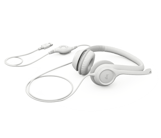 AUDIFONO LOGITECH H390 | USB | ESTEREO | BLANCO