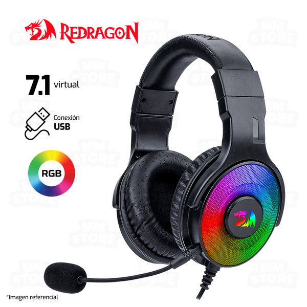 AUDIFONO REDRAGON PANDORA H350 | USB | 7.1 | RGB | NEGRO