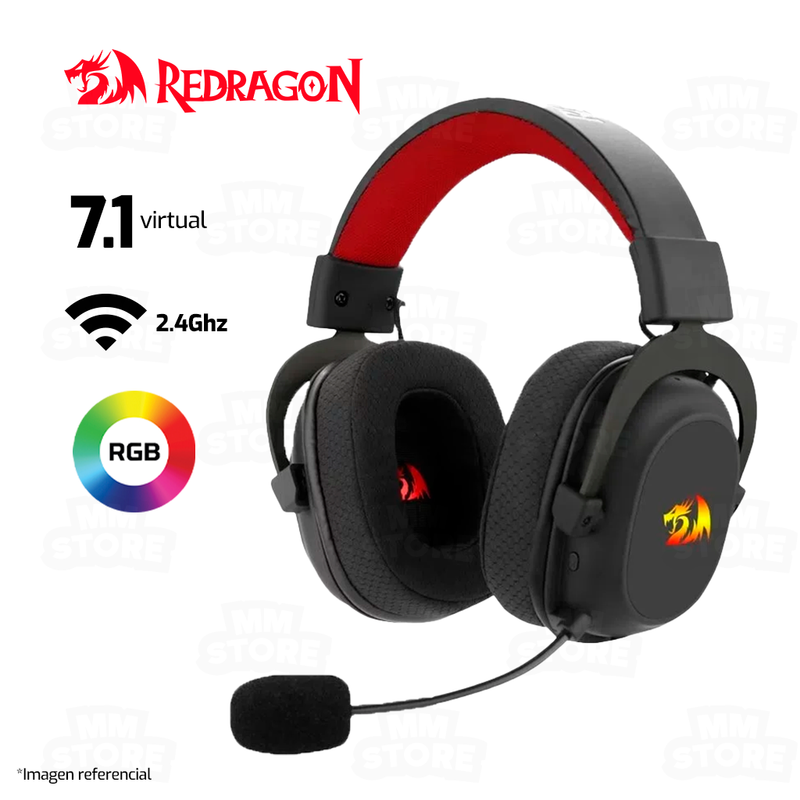 AUDIFONO REDRAGON ZEUS X H510-WL | INALAMBRICO | 7.1 | RGB