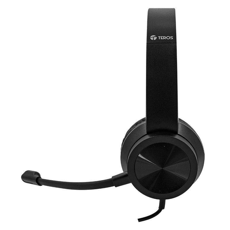 AUDIFONO TEROS TE-8037N | USB | NEGRO